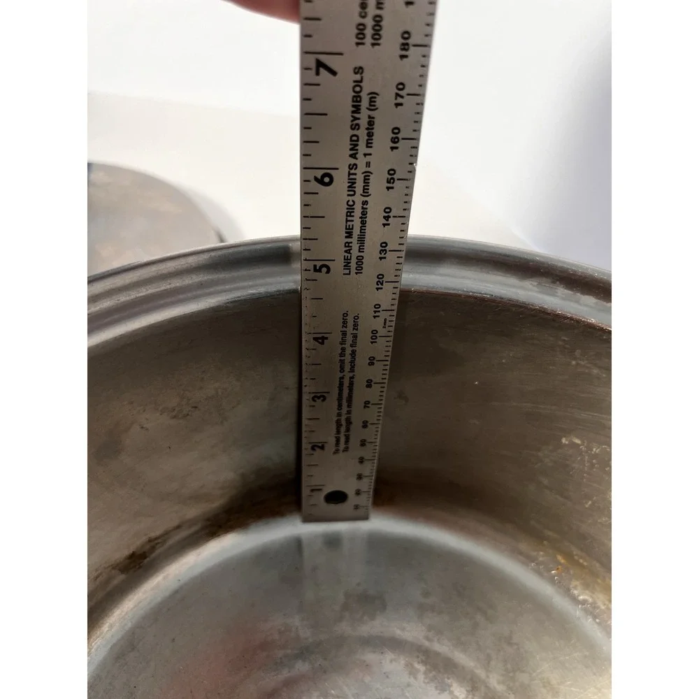 Lustre Craft 6-quart Stockpot 3-ply 18-8 Stainless Steel w/ Lid Made In USA